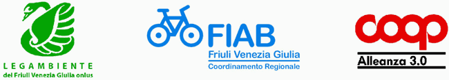 Logo Legambiente FVG - FIAB FVG - COOP Alleanza 3.0